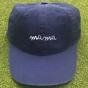 Navy mama hat